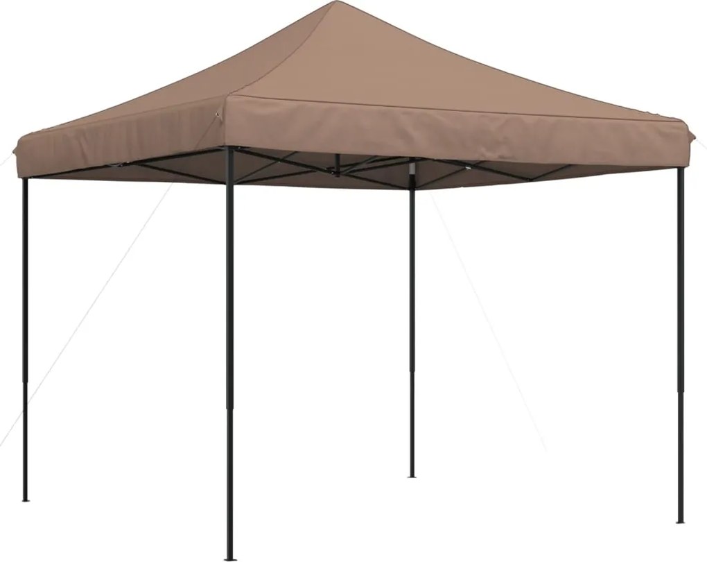 vidaXL Cort de petrecere pliabil Pop-Up, 292x292x315 cm, maro
