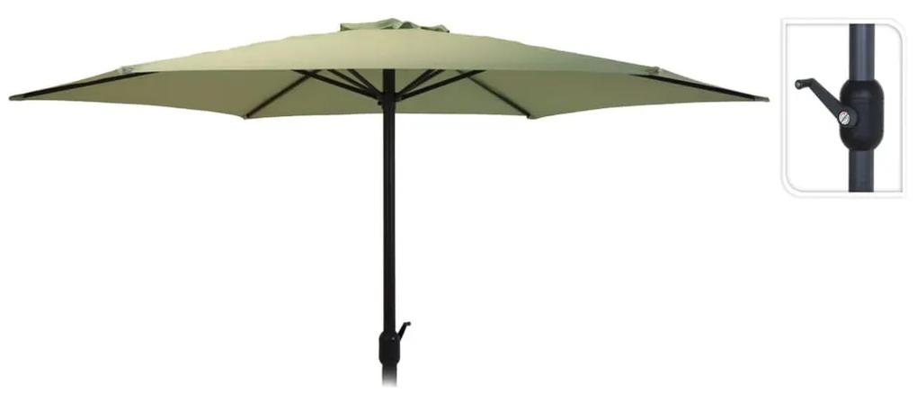 ProGarden Umbrela de soare Monica, verde, 270 cm