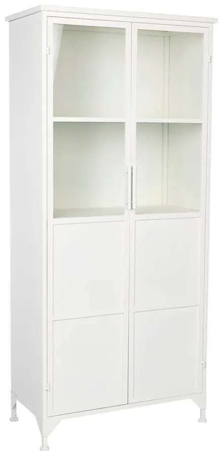 Vitrină albă din metal Miya – White Label