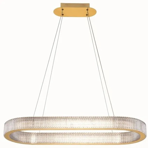 Lustra LED suspendata deosebita KLEPSIDRA, 90x30cm