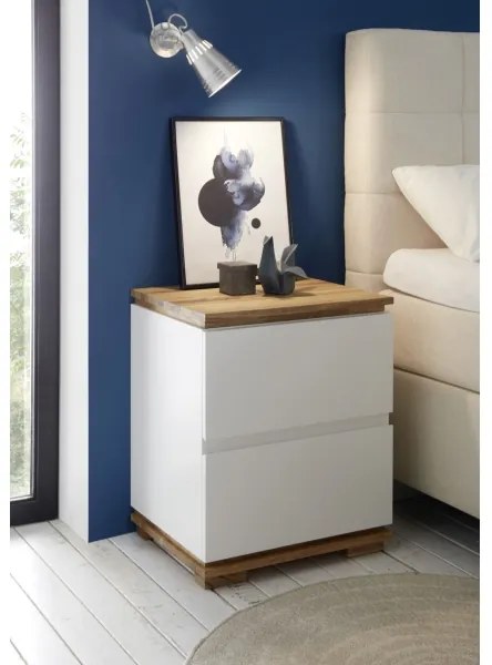 Noptieră JAVIN albă