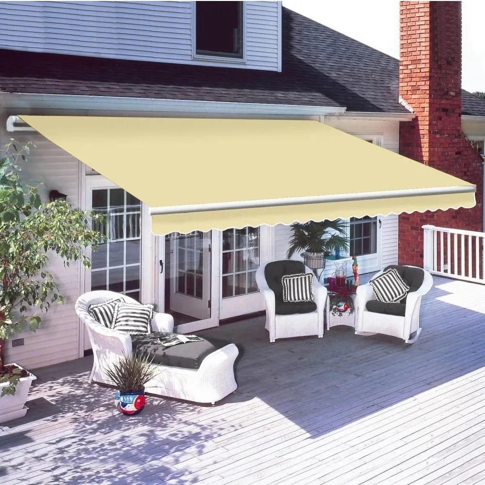 Marchiză/Copertină retractabilă casetată motorizată ISABELA 4x3m Bej