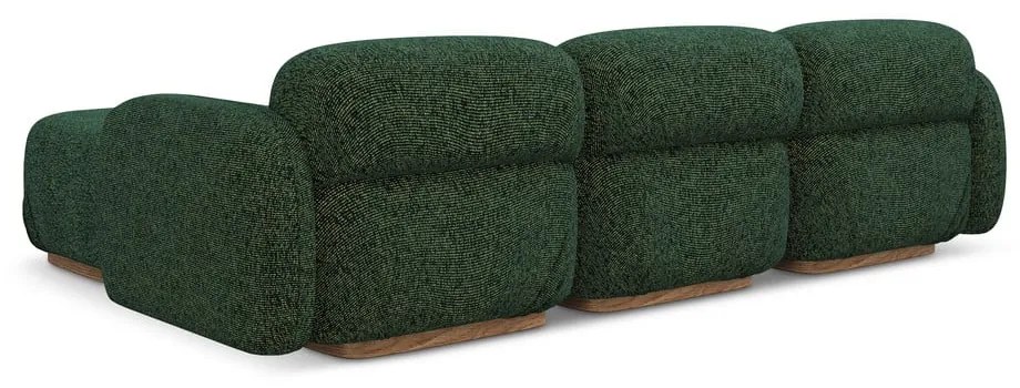 Colțar modular verde închis (cu colț variabil) Ailani – Makamii