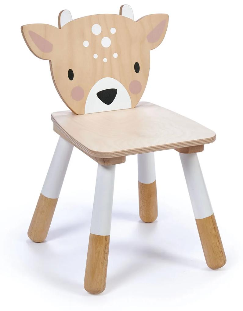 Tender Leaf Toys - Scaunel Caprioara din lemn - Forest Deer Chair
