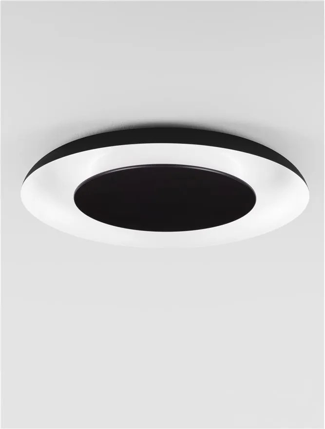 Plafoniera LED design modern EPOSI negru D-60cm