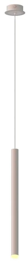 Pendul LED tubular design modern minimalist CALA alb
