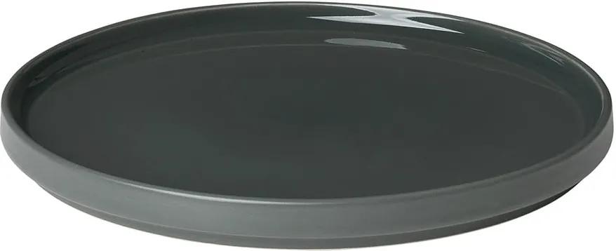 Farfurie pentru desert din ceramică Blomus Pilar, negru