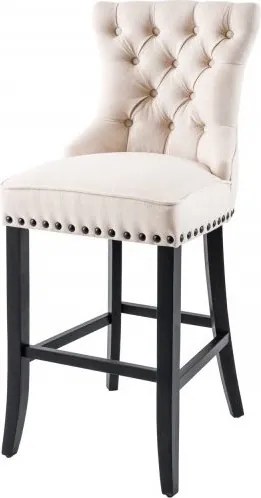 Set 2 scaune de bar stil baroc Castle bej