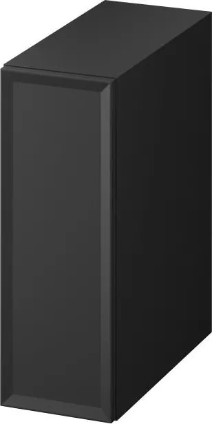 Cersanit S1022-007 - Dulap de baie suspendat MILLE 20x45 cm, negru mat