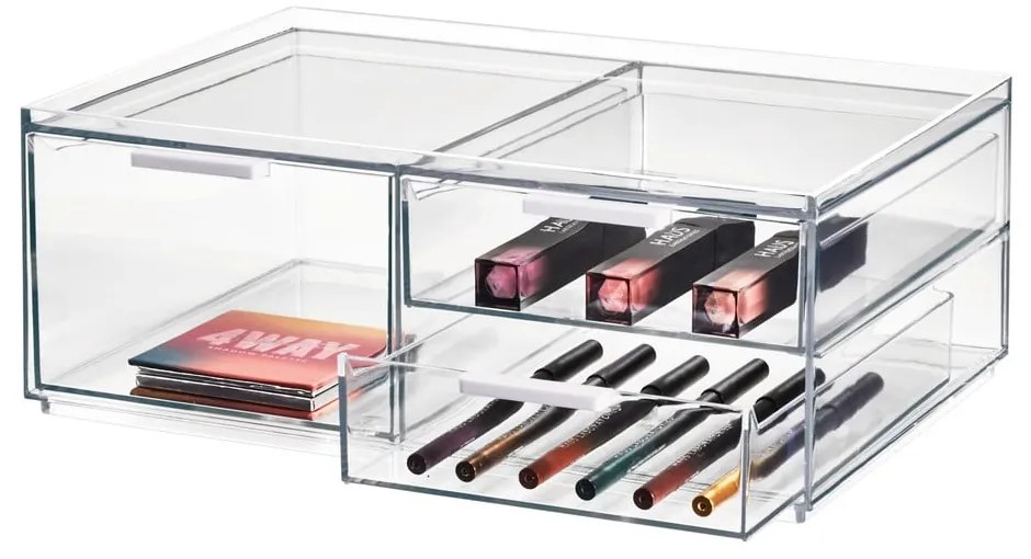 Organizator de baie pentru cosmetice din plastic reciclat – iDesign