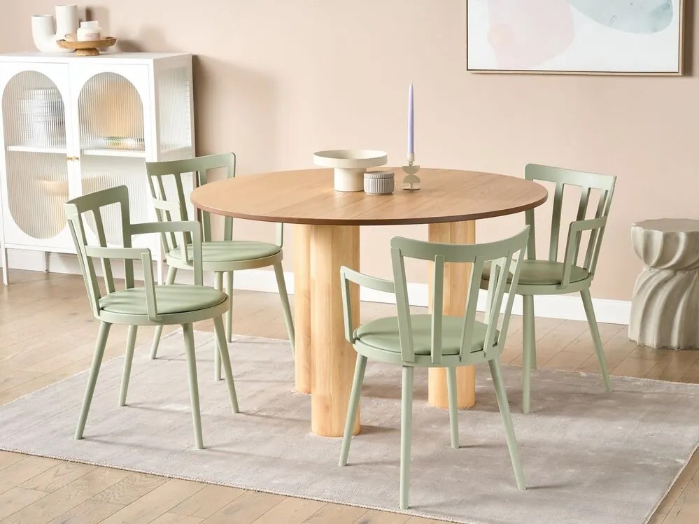 Set 4 buc scaune de sufragerie Morza (verde). 1081539