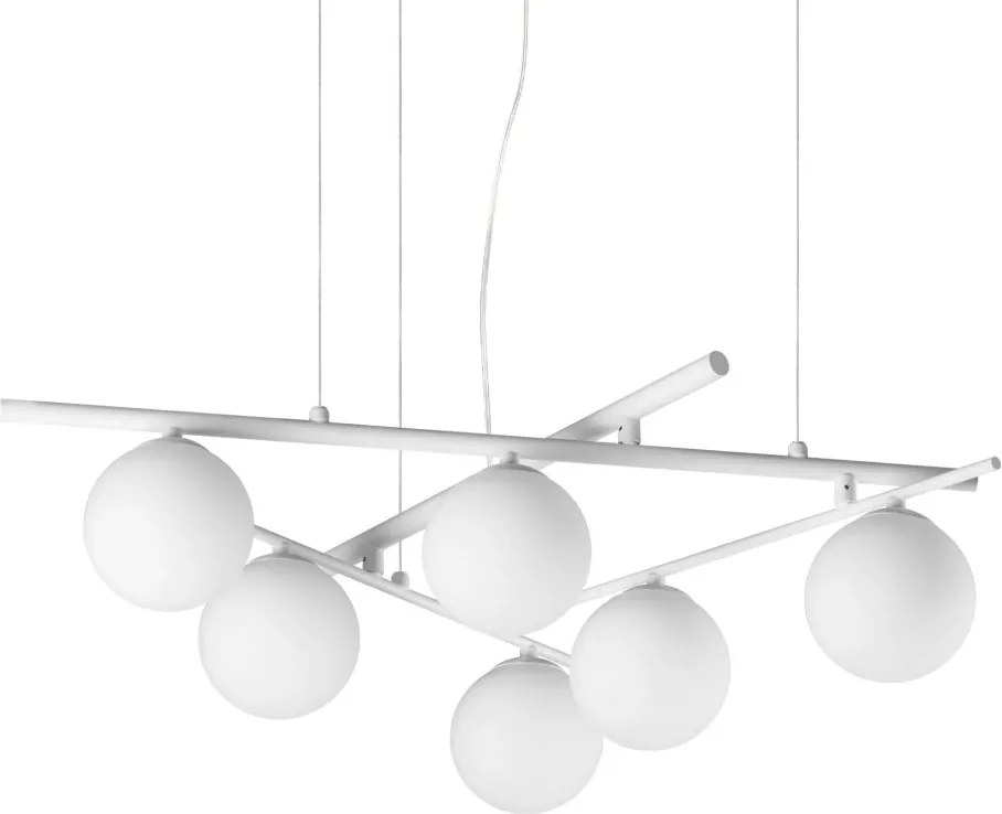 Lustra suspendata moderna ATLAS SP6 BIANCO