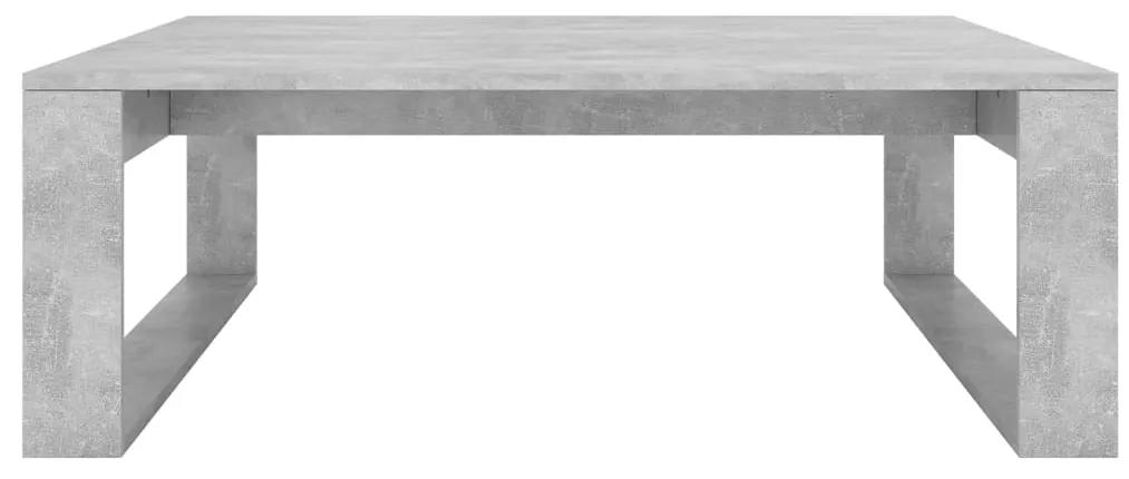 Masuta de cafea, gri beton, 100x100x35 cm, PAL Gri beton, 1