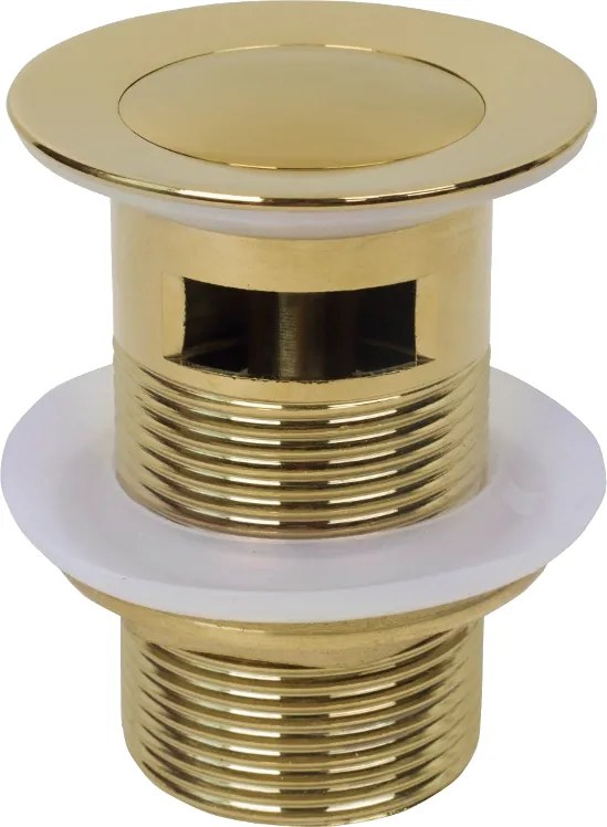 Mexen dop klik-klak mic, rotund cu preaplin, auriu - 79925-50