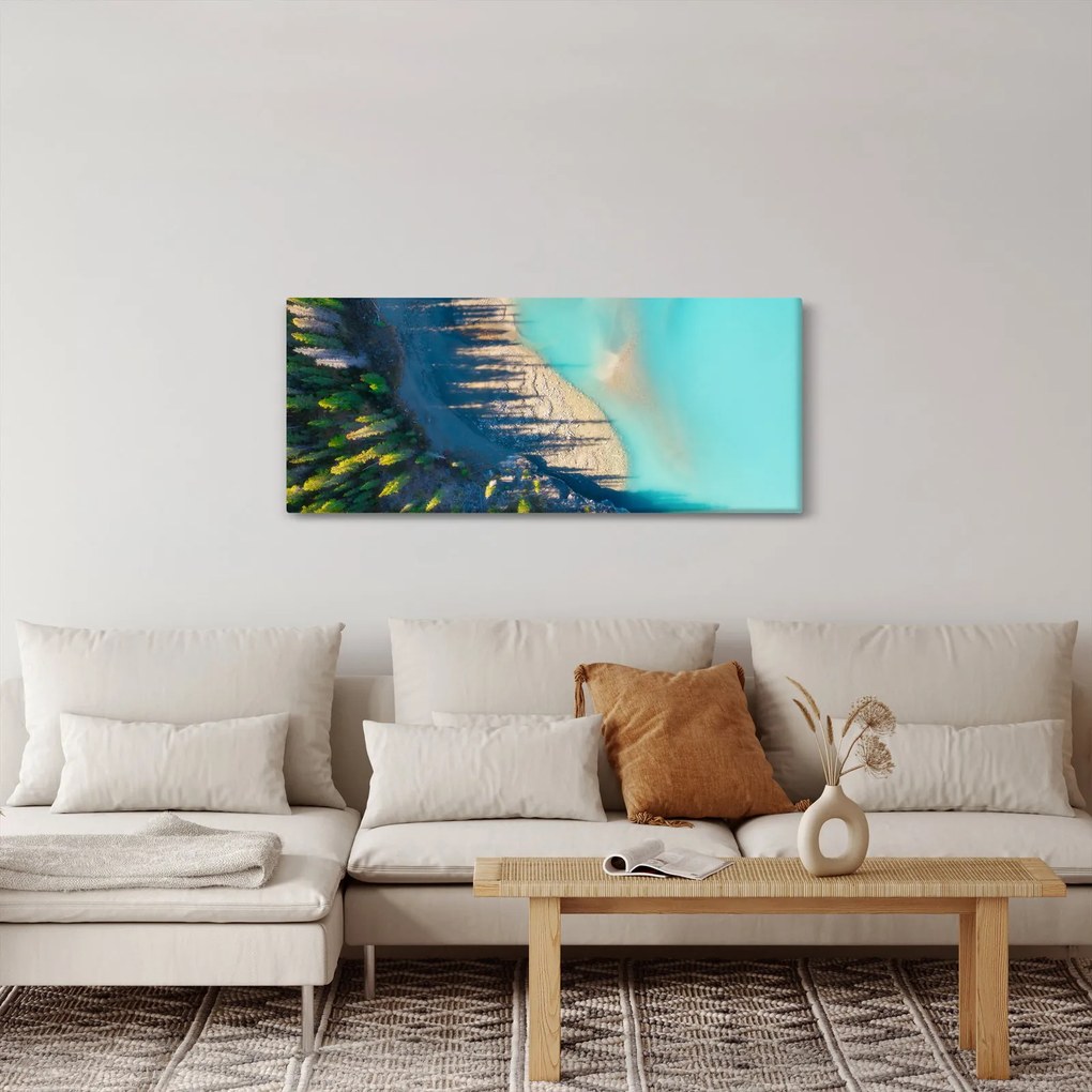 Tablou - Vedere la lac (120x50 cm)