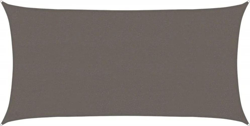 vidaXL Pânză parasolar, antracit, 2,5x4,5 m, HDPE, 160 g/m²