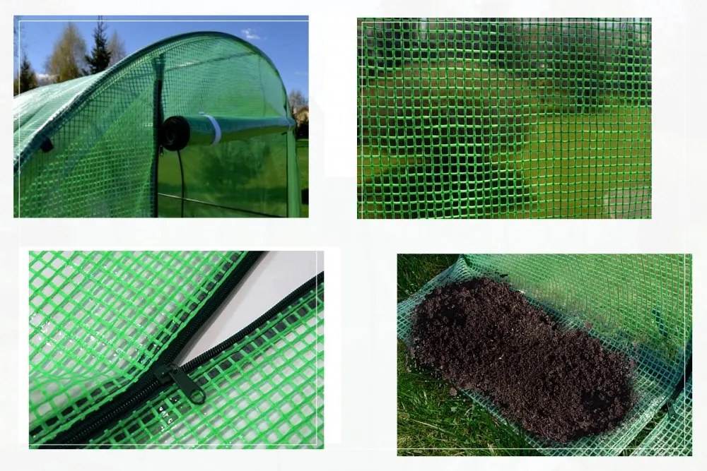 Solar de grădină 2X4m cu filtru UV PREMIUM