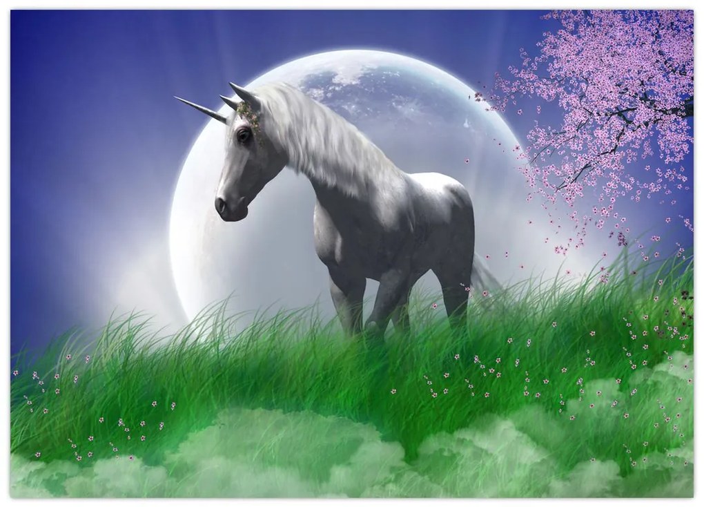 Tablou cu unicorn (70x50 cm)