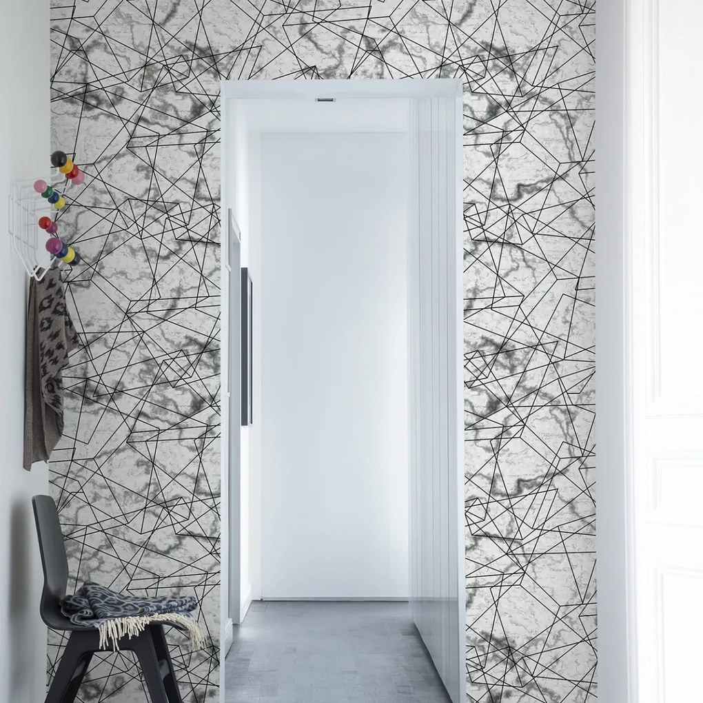 Fototapet, Dimension, White, Rebel Walls
