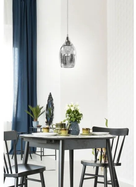 Lustră pe cablu MARINA 1xE27/60W/230V crom