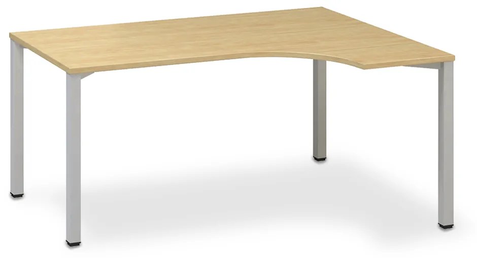 Birou ergonomic ProOffice B 180 x 120 cm, dreapta, pară sălbatică