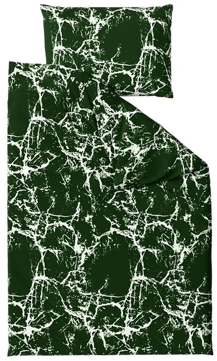 Lenjerie de pat din bumbac TEMPESTA verde Dimensiune lenjerie de pat: 70 x 90 cm | 140 x 200 cm