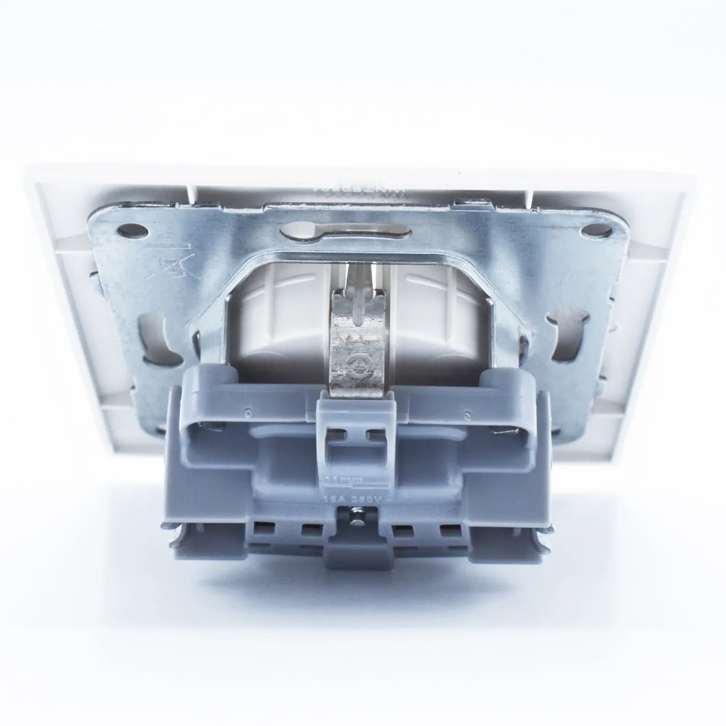Priza simpla cu impamantare 16A, IP20, Alb, Panasonic Arkedia Slim