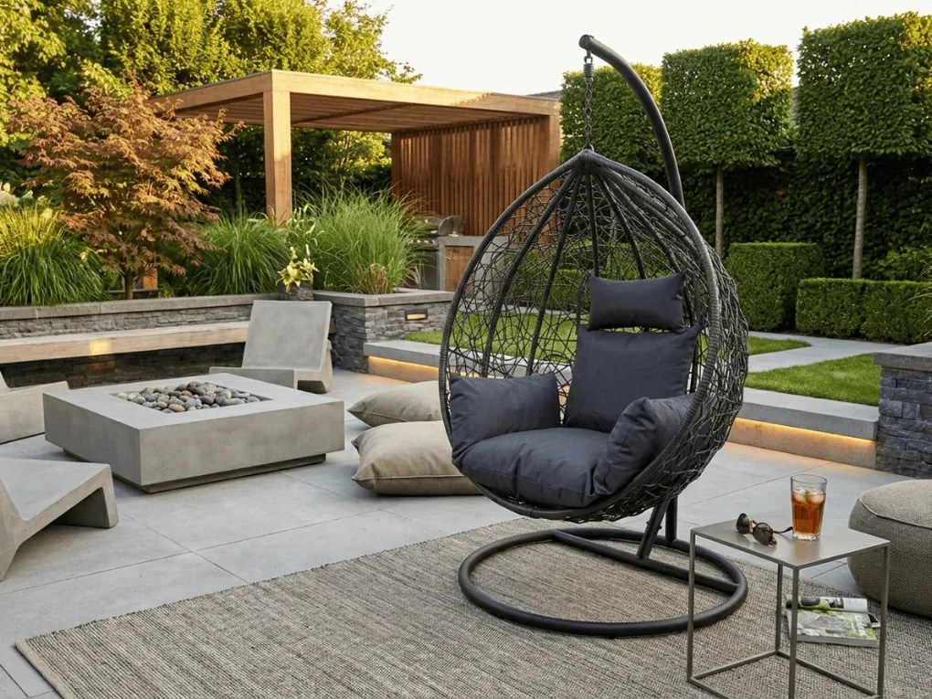 Perna pentru scaun suspendat KOKON, gri inchis