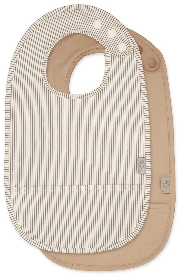 Bavete bej 2 buc. Classic Stripes Camel – Cam Cam Copenhagen