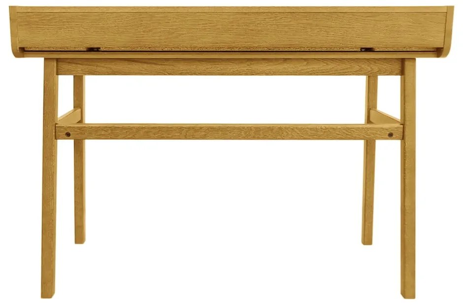 Birou de tip secretaire cu aspect de lemn de stejar 44x115 cm Carteret – Woodman