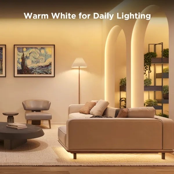 Bandă Govee Wi-Fi RGBICW Smart PRO LED 10m MATTER extra durabilă