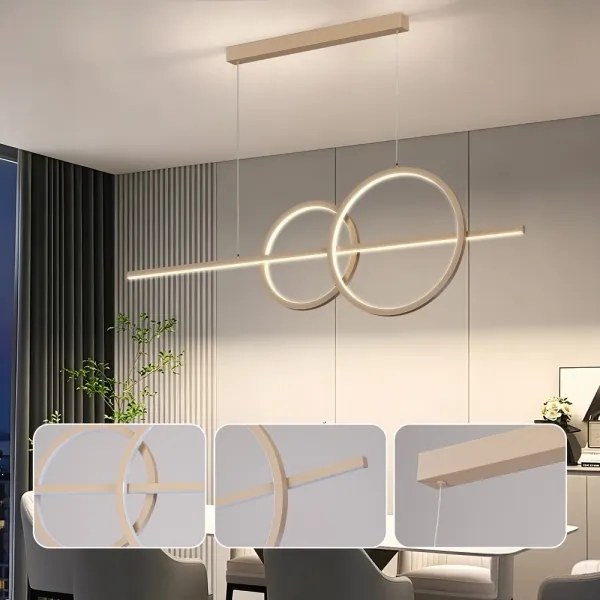 BRILAGI - Lustru LED reglabil pe cablu SIGNATURE LED/53W/230V 120 cm bej + telecomandă
