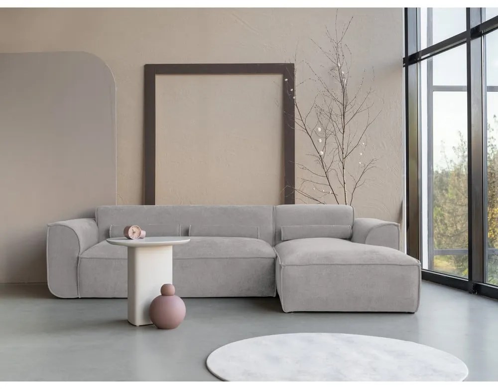 Colțar gri deschis (cu colț pe partea dreaptă) Flex Felix – Miuform