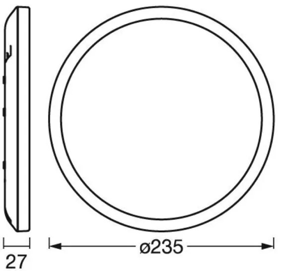 Osram - Plafonieră LED dimabilă ORBIS LED/15W/230V alb