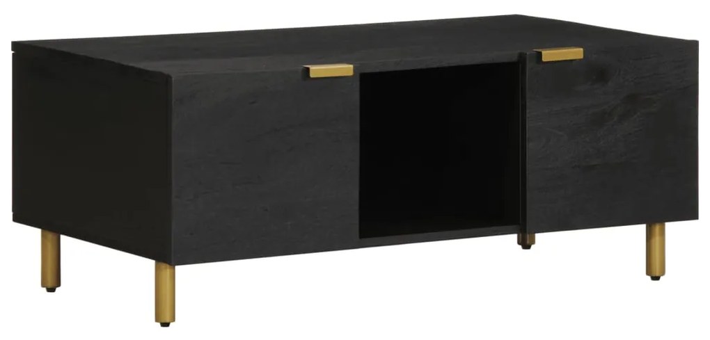 vidaXL Măsuță de cafea, negru, 100x54x40 cm, lemn prelucrat