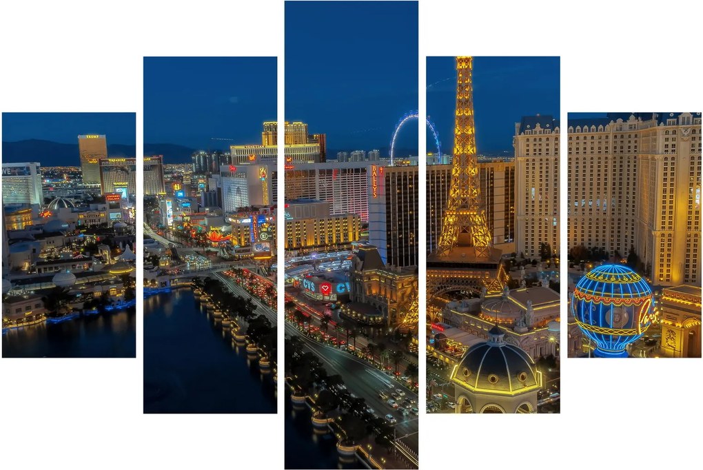 Tablou cu Las Vegas nocturn (150x105 cm)
