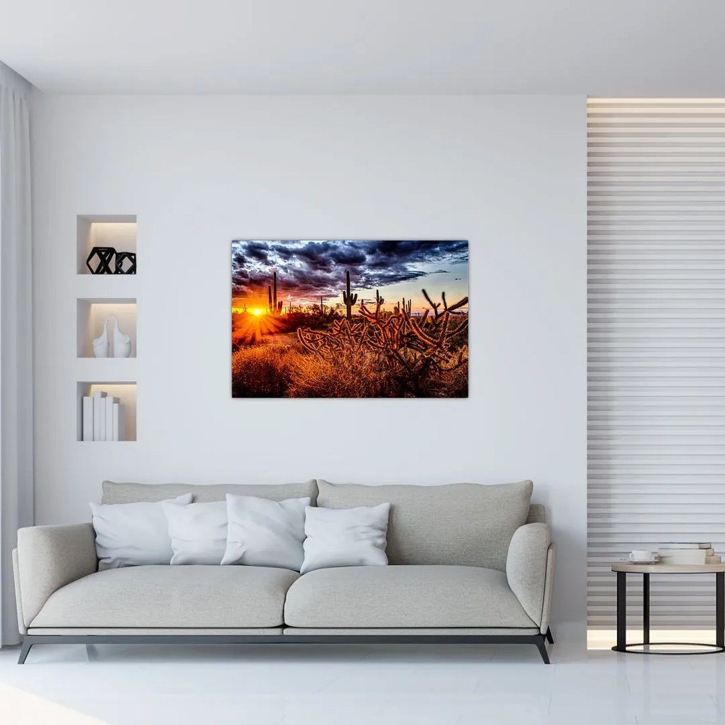 Tablou - Ora aurie a deșertului (90x60 cm)