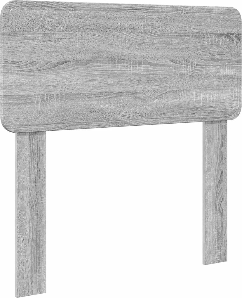 vidaXL Tăblie cap Gri Sonoma 100 cm Lemn compozit