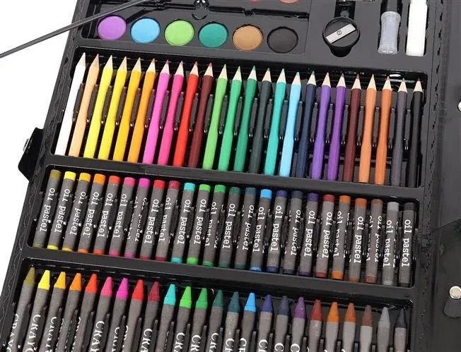 Kit de artă creativă într-o servietă practică - 168 buc - MAALEO