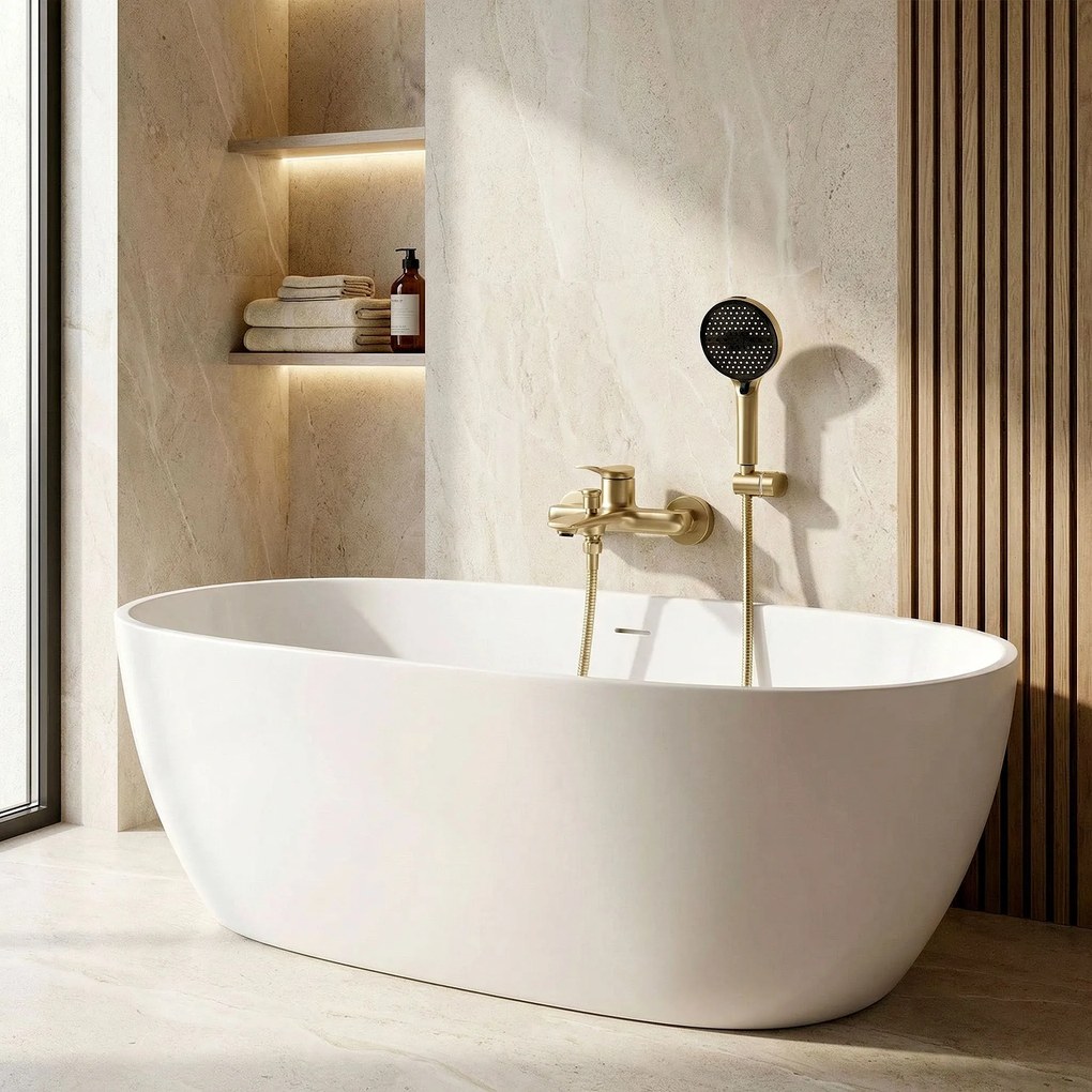 Baterie de cadă PREMIUM REA Vision Brush Gold