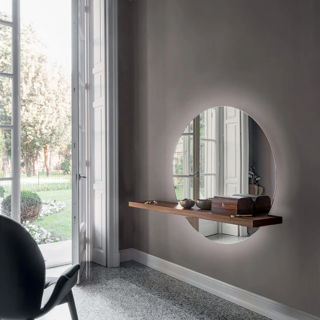 Consola suspendata cu oglinda design LUX Sunset