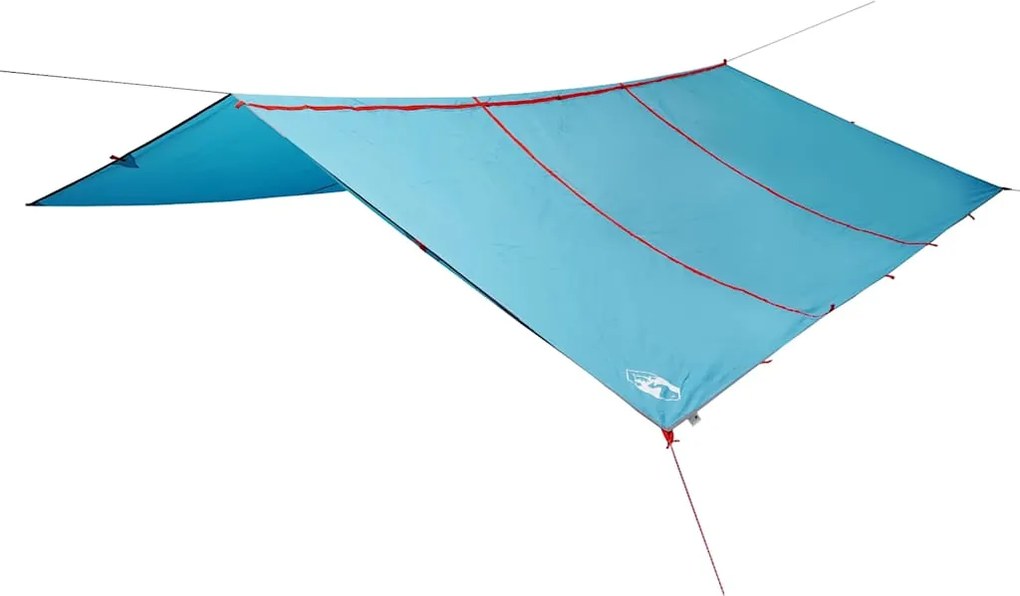 vidaXL Prelată de camping, albastru, 420x440 cm, impermeabilă