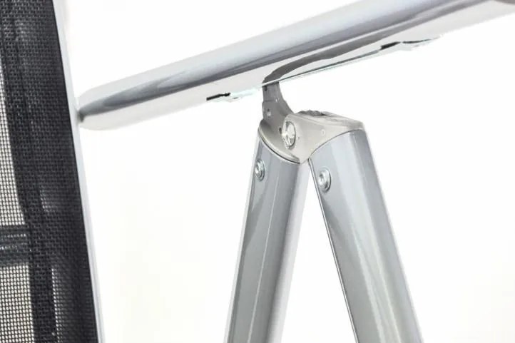 Set de 2 scaune pliabile de grădină , GARTHEN - negru