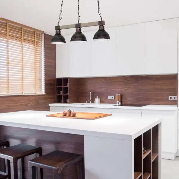 Lustra cu lant HAKON 3xE27/60W/230V