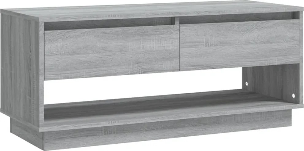 vidaXL 812973 TV Cabinet Grey Sonoma 102x41x44 cm Chipboard