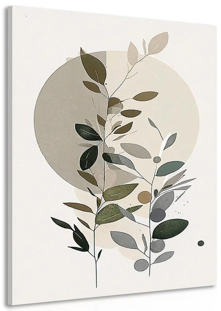 Tablou plante minimaliste în stil boho