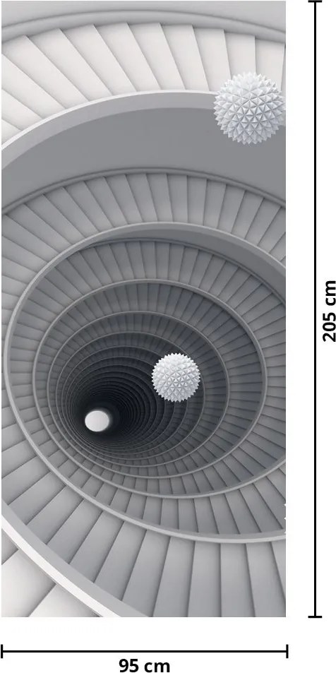 Fototapet pentru ușă - 3D Abstract (95x205cm)