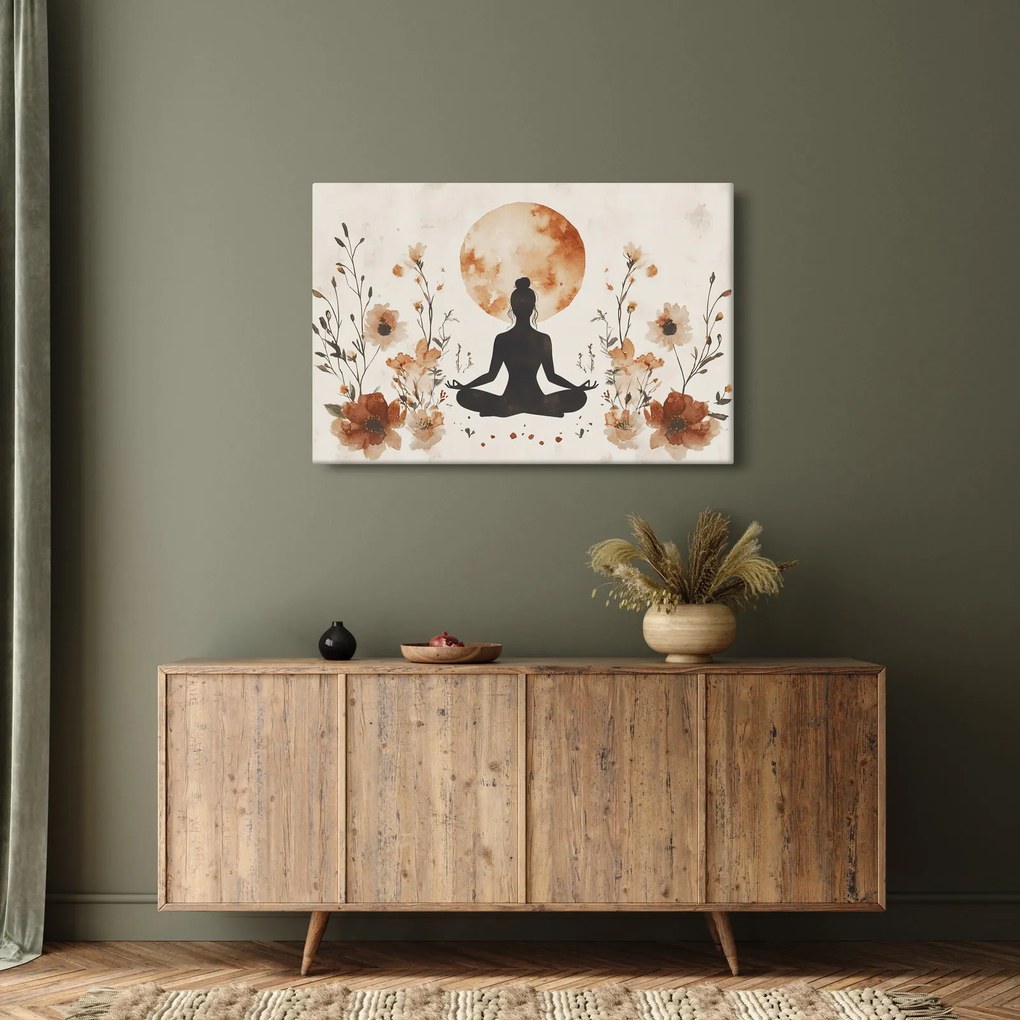 Tablou - Yoga Portocalie (90x60 cm)