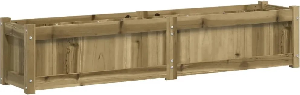 vidaXL Jardinieră de grădină, 150x31x31 cm, lemn de pin tratat