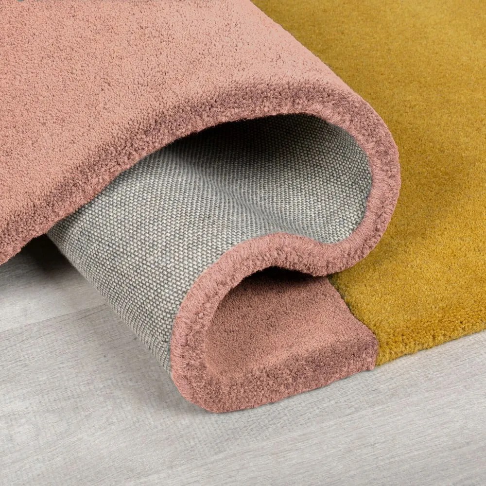 Covor albastru țesut manual din lână 150x240 cm Lozenge Bright Multi – Flair Rugs